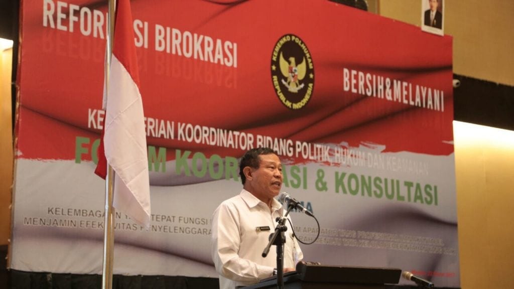 Kemenko Polhukan Gelar Forum Koordinasi dan Konsultasi Tata Kelola Pemerintahan di Medan