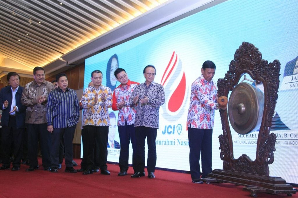 Menko Polhukam Meminta JCI Indonesia Jaga Persatuan dan Kesatuan Indonesia
