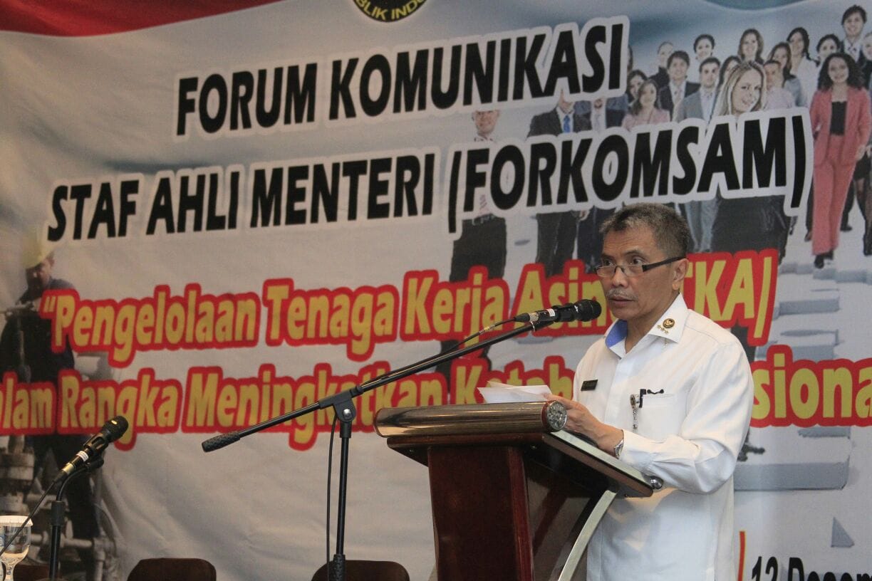 Forum Staf Ahli Kemenko Polhukam Bahas Masalah TKA Ilegal