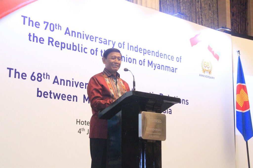 Hadiri Peringatan Kemerdekaan Myanmar, Menko Polhukam Berharap Hubungan Indonesia-Myanmar Semakin Mendalam