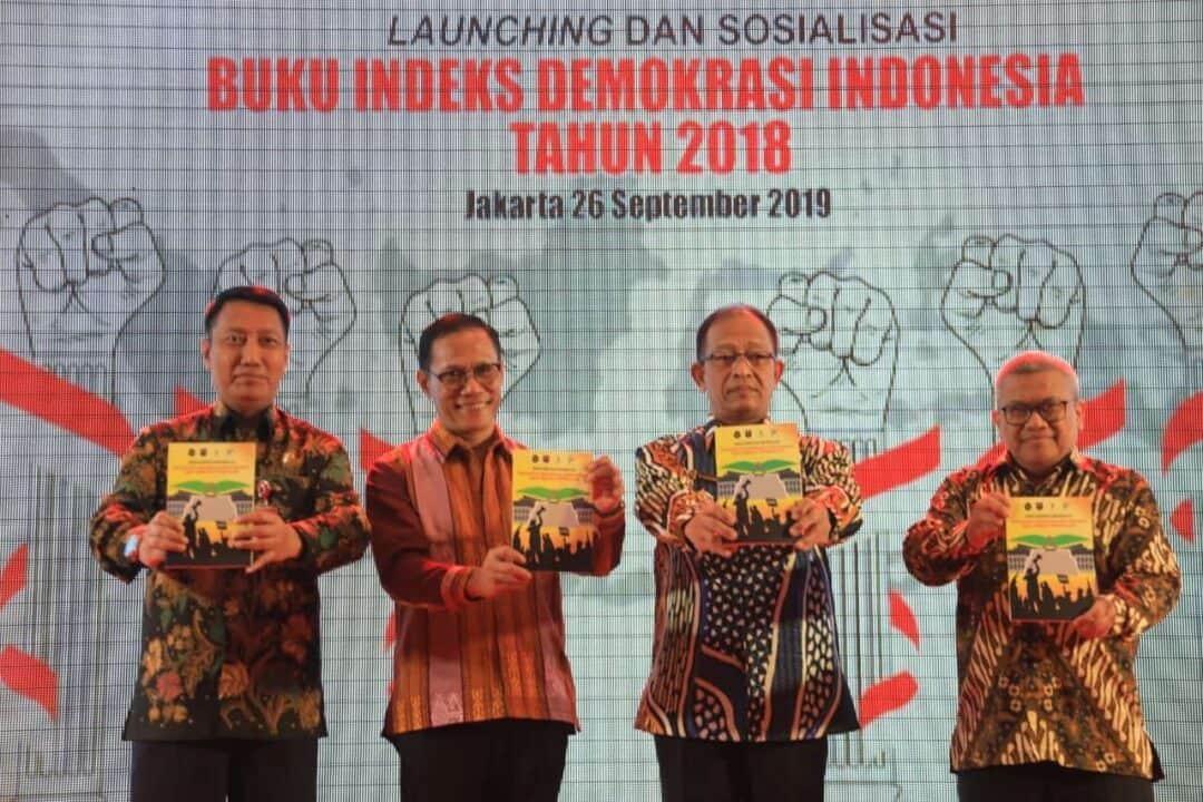 Indeks Demokrasi Indonesia Tahun 2018 Naik Menjadi 72,39