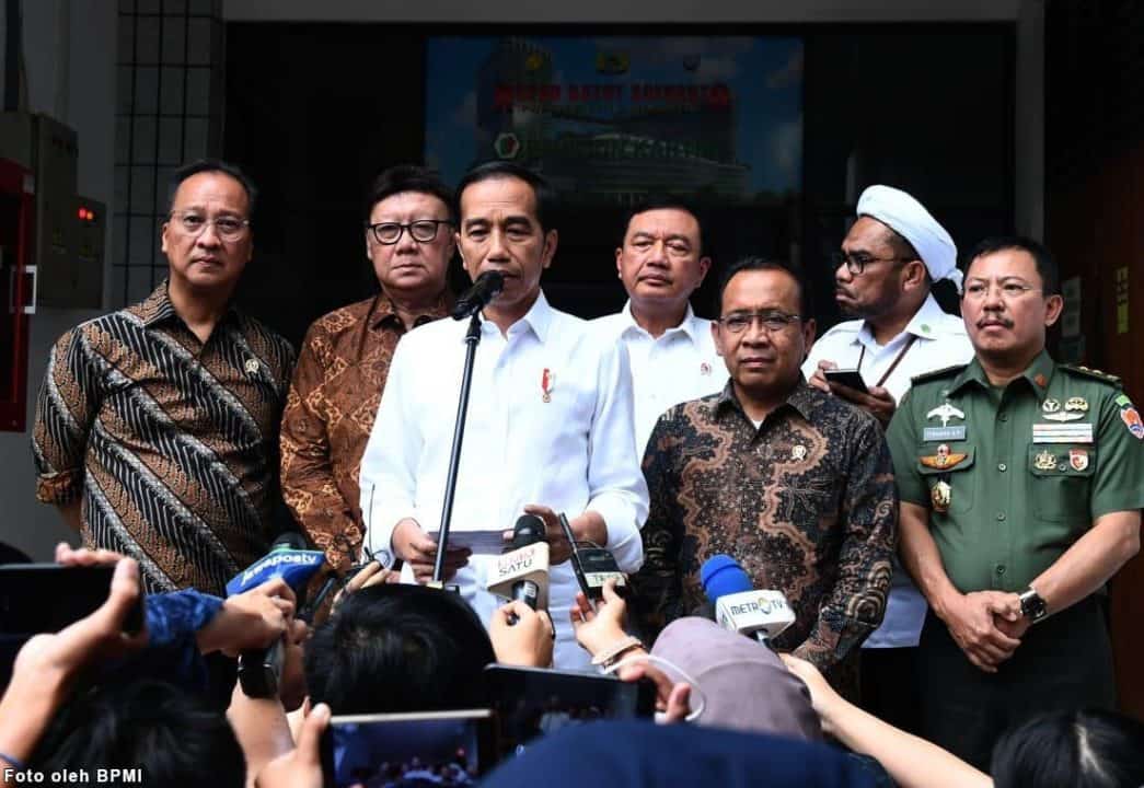 Presiden Jokowi : Kondisi Menko Polhukam Dalam Penanganan Dokter RSPAD