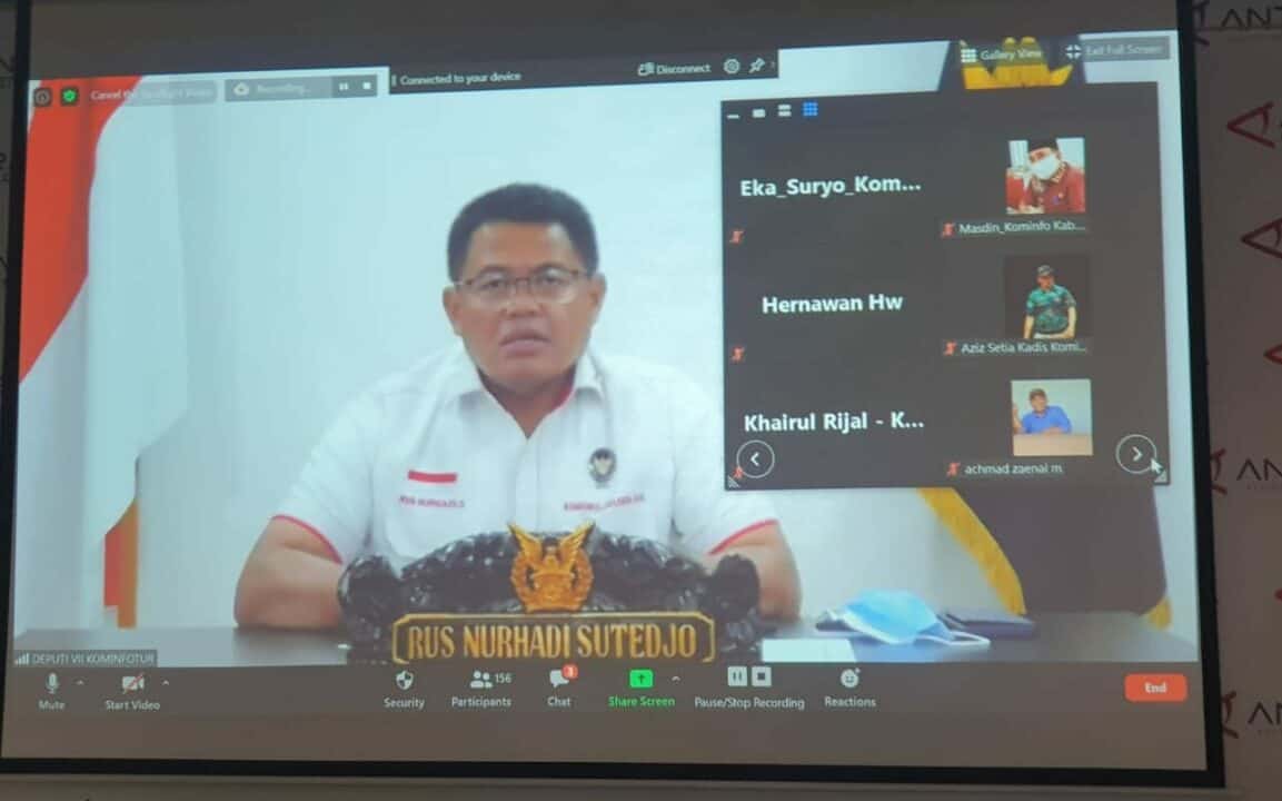 Deputi Bidkor Kominfotur: Kemenko Polhukam Sambut Baik Sinergitas Diskominfo Seluruh Indonesia Bersama Antara Digital Media
