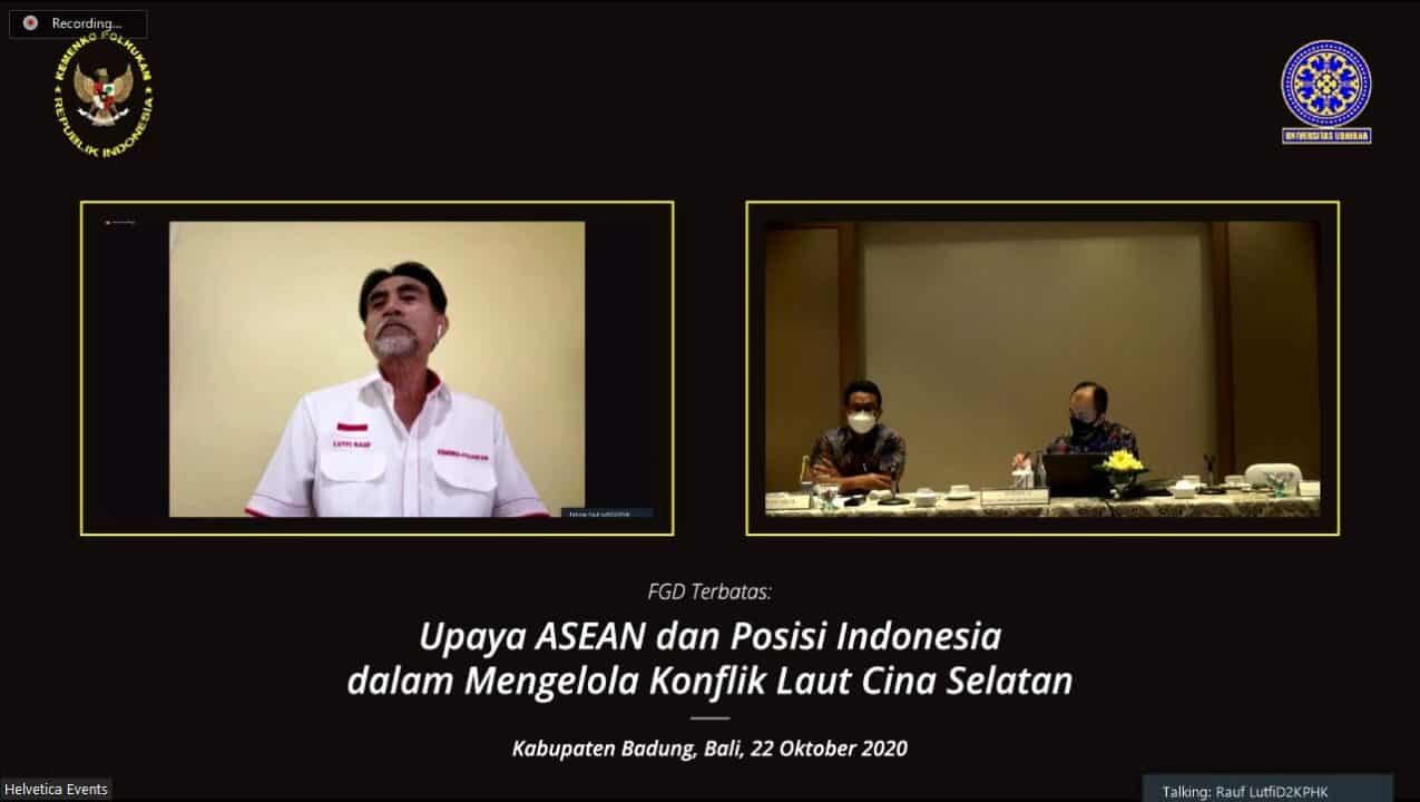 Deputi Bidkoor Politik Luar Negeri: Indonesia Bersama ASEAN Akan Terus Berupaya Mewujudkan Perdamaian di Laut Cina Selatan